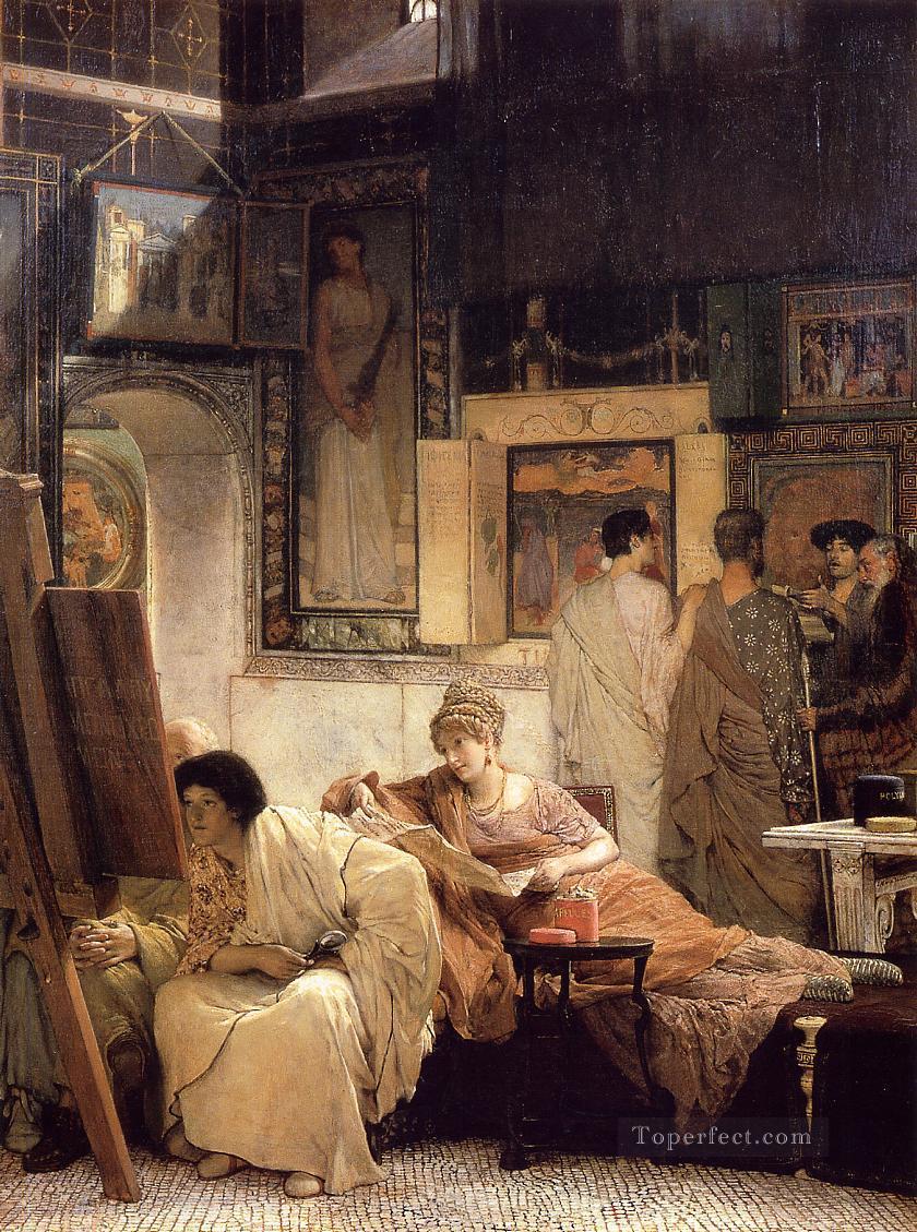 A Picture Gallery Romantic Sir Lawrence Alma Tadema Oil Paintings